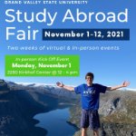 Study Abroad Fair - Kick Off event on November 1, 2021